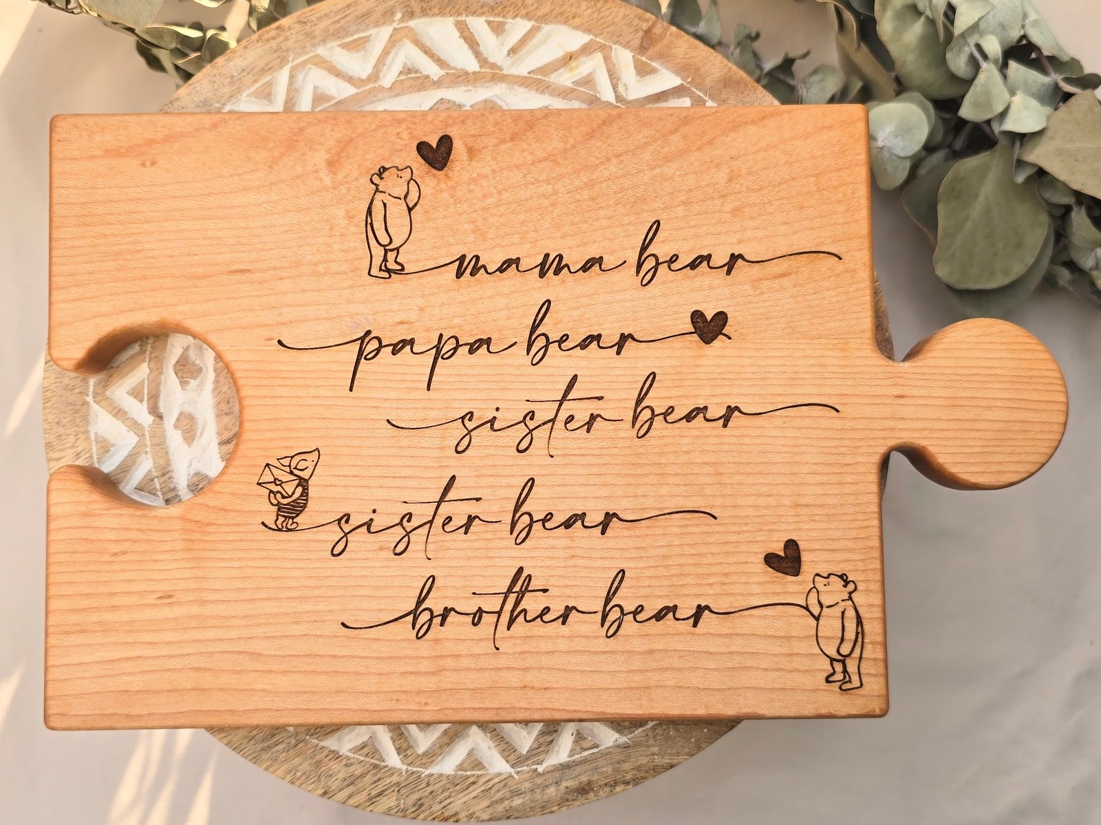 Mak Quinn personalized keepsake board