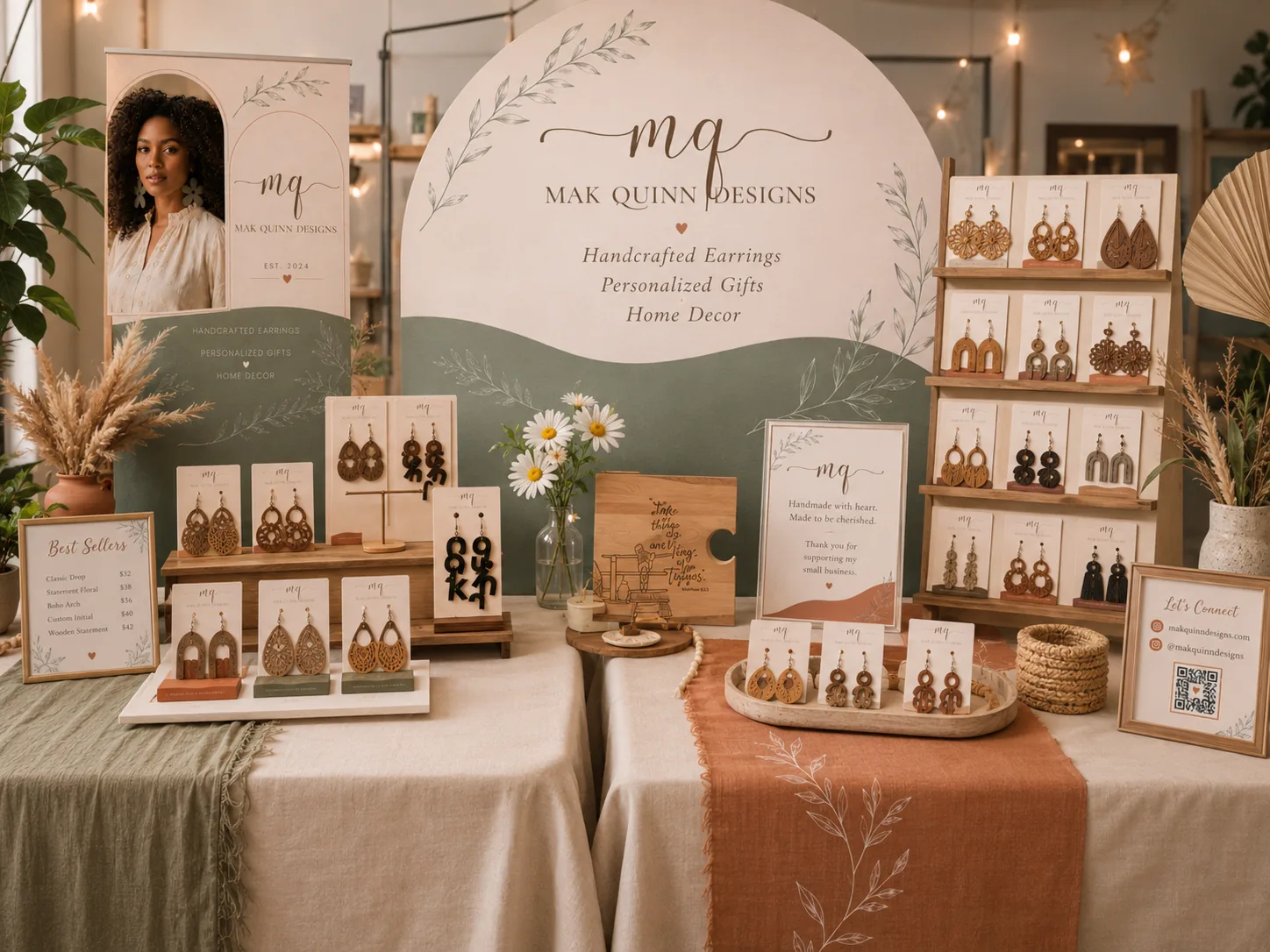 Mak Quinn boutique presentation